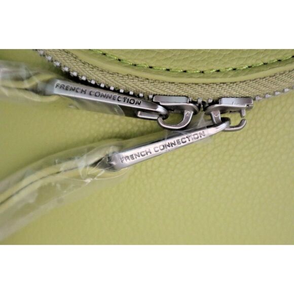French Connection Wasabi Green Noreen Slouchy Easy Crossbody Cell Phone Bag - Picture 7 of 13